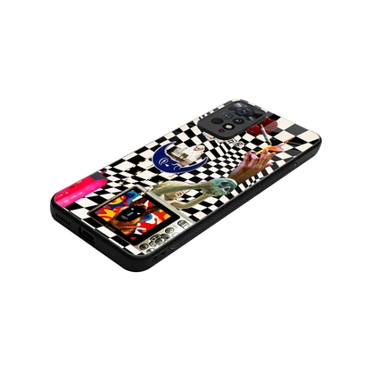 Dark Trip stylish phone case for redmi note 11 pro | glossy glass and slim fit
