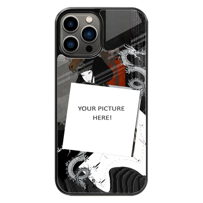 Polaroid Personalised Glass Phone Case