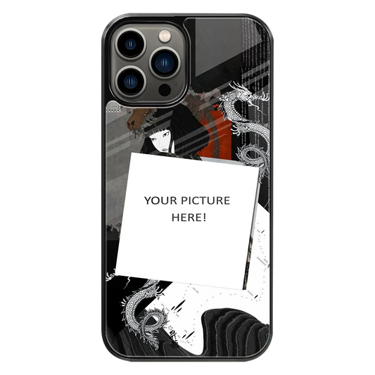 Polaroid Personalised Glass Phone Case