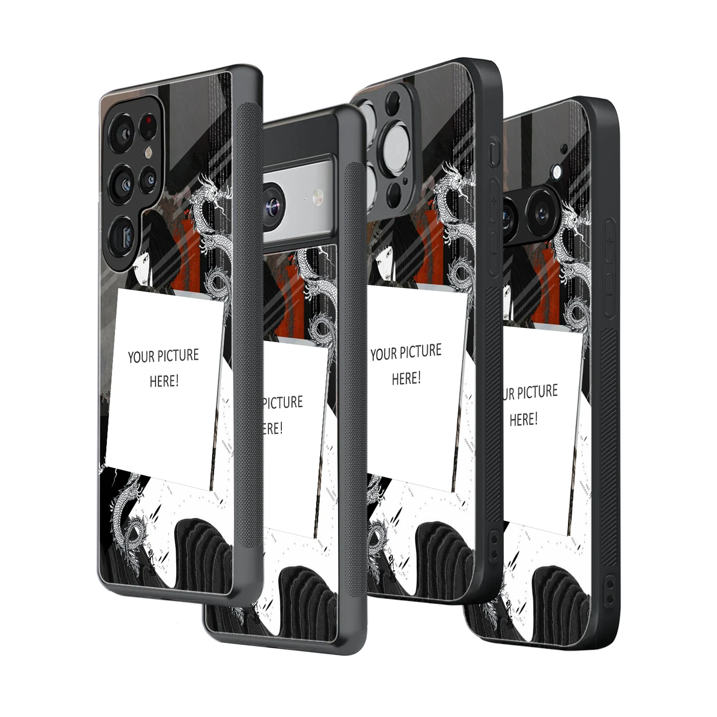 Polaroid Personalised Glass Phone Case