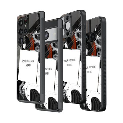 Polaroid Personalised Glass Phone Case