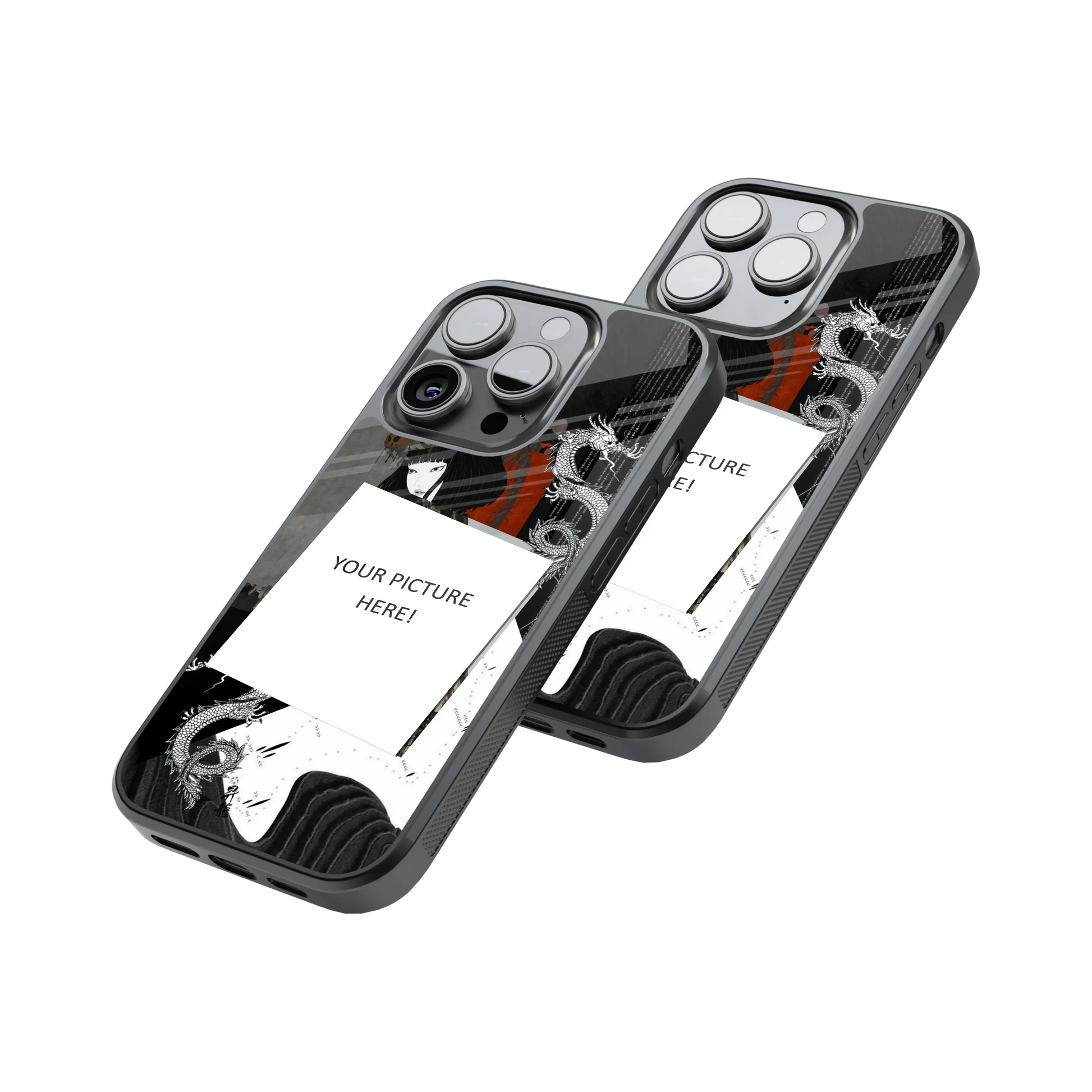 Polaroid Personalised Glass Phone Case