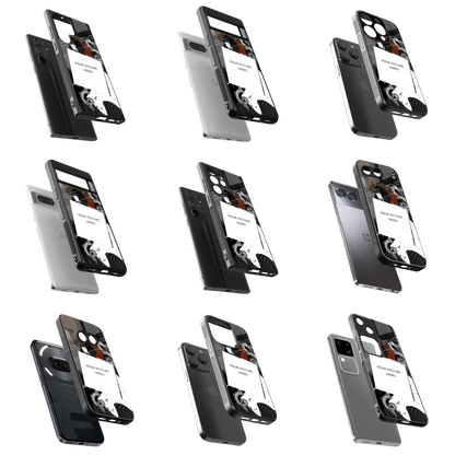 Polaroid Personalised Glass Phone Case