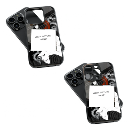 Polaroid Personalised Glass Phone Case