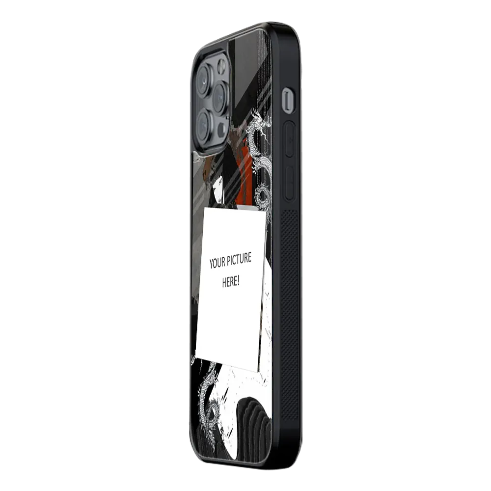 Polaroid Personalised Glass Phone Case