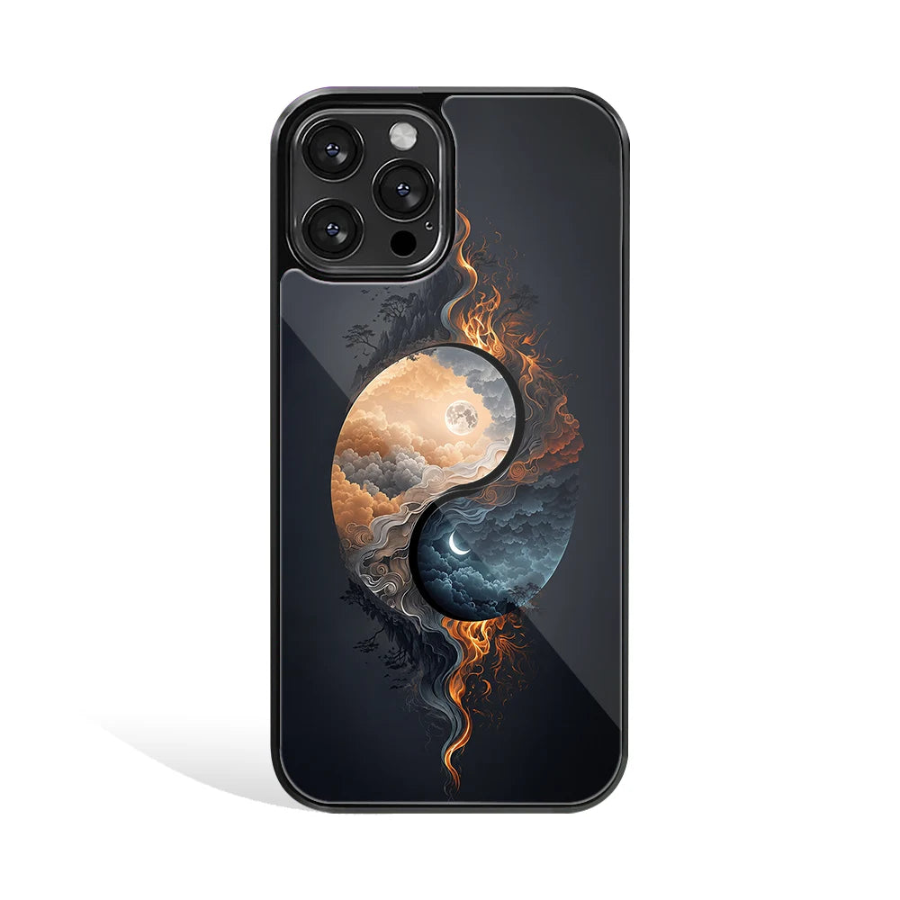 Premium Glass Back Mobile Phone Cover for iPhone, Samsung, OnePlus, Google Pixel, Redmi, Oppo, Vivo & Realme