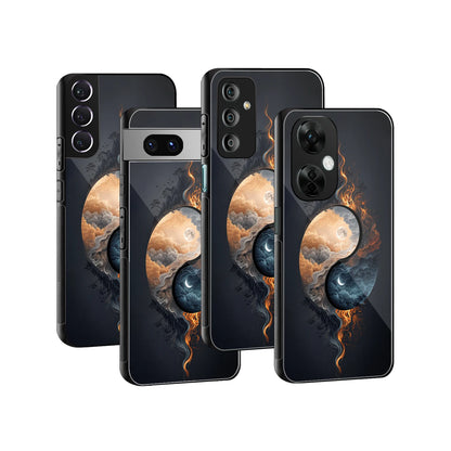 Stylish Glass Back Case for All Smartphones iPhone, Samsung, OnePlus, Pixel, Redmi, Oppo, Vivo, Motorola