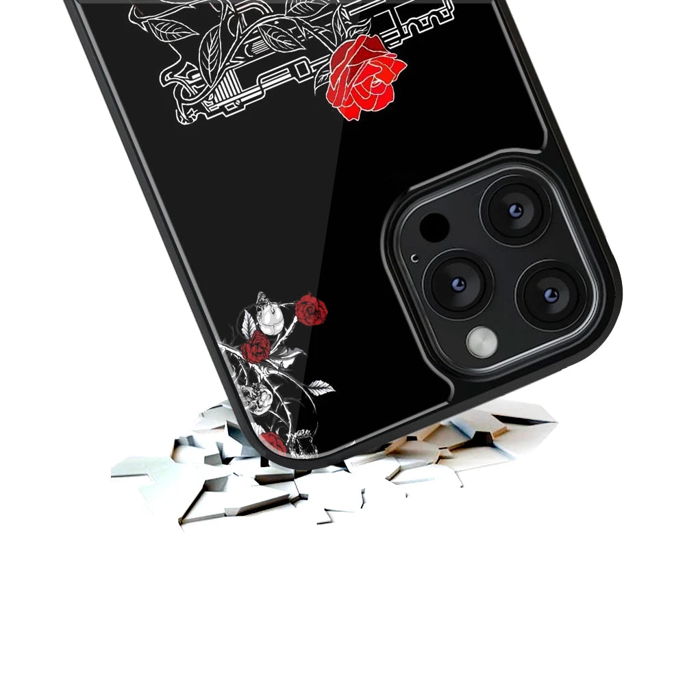Durable Glass Back Mobile Case for iPhone, Samsung, OnePlus, Google Pixel, Redmi, Vivo, Oppo