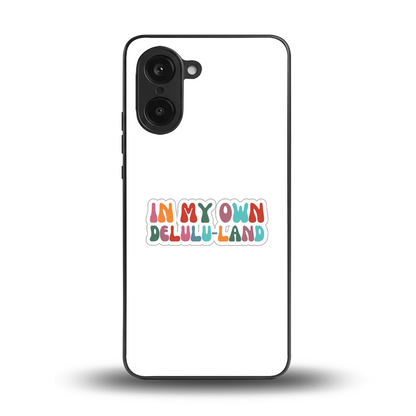 Delulu Land back phone cover | glass case for oneplus nord ce5 5g