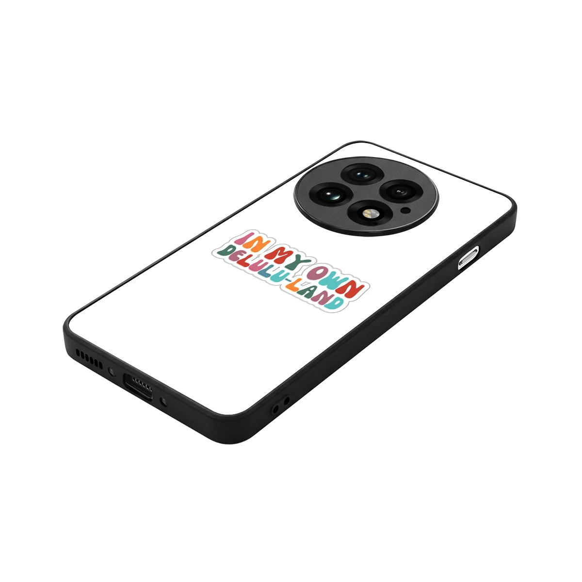 Delulu Land stylish phone case for oneplus 13 | glossy glass and slim fit