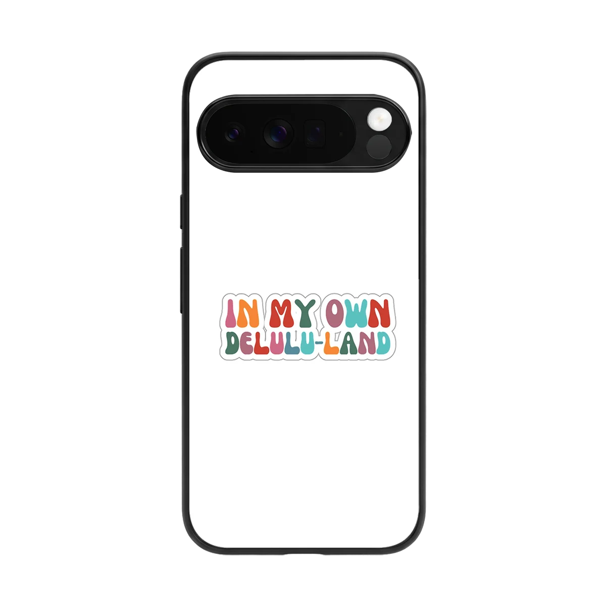 Delulu Land back phone cover | glass case for google pixel 10 pro xl