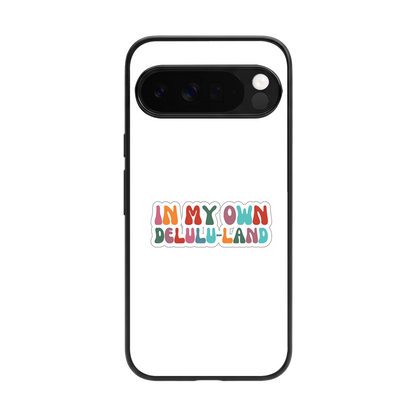 Delulu Land back phone cover | glass case for google pixel 10 pro xl