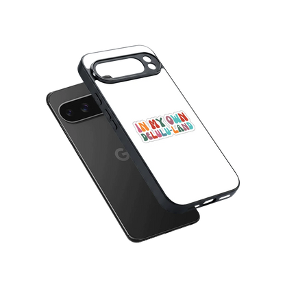 Delulu Land sleek google pixel 10 pro xl cover with tempered glass back and TPU edges