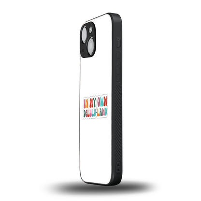Delulu Land iphone 13 mini mobile cover | shockproof glass phone case