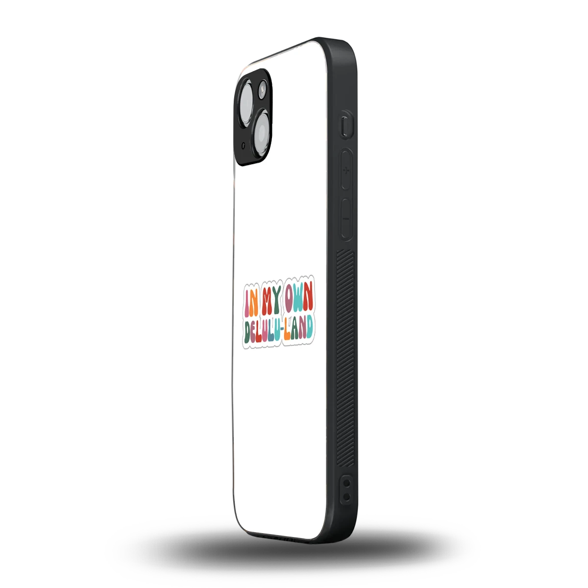 Delulu Land iphone 15 plus mobile cover | shockproof glass phone case