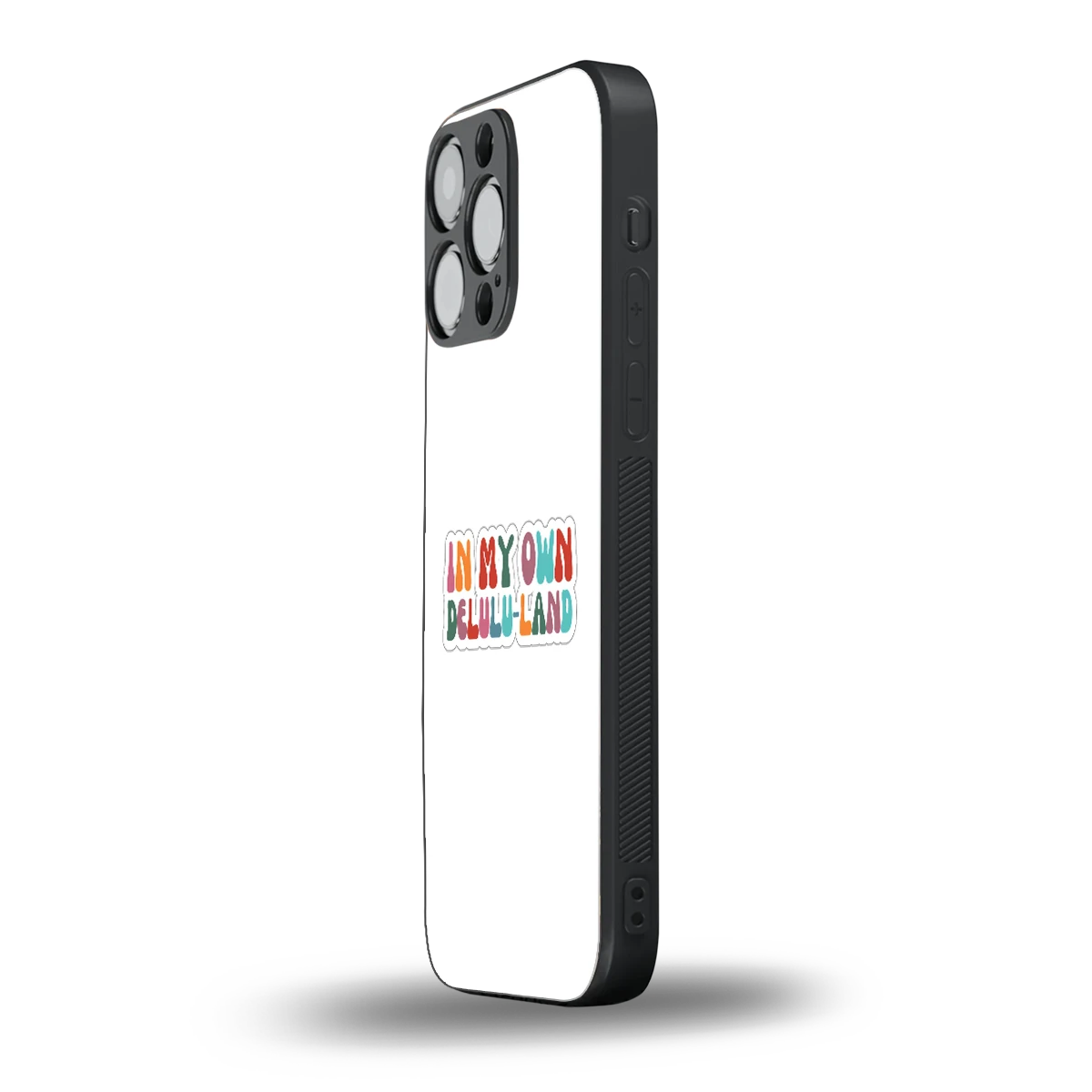 Delulu Land iphone 15 pro max mobile cover | shockproof glass phone case