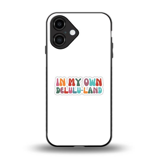 Delulu Land Phone Case for Iphone 16 | Glass Case
