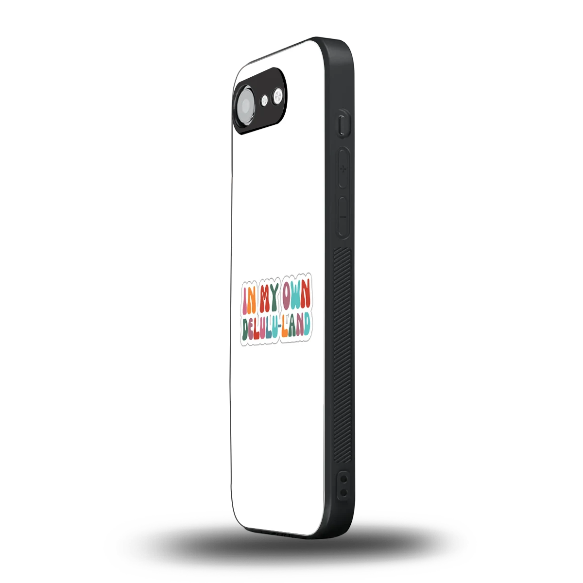 Delulu Land iphone 16e mobile cover | shockproof glass phone case