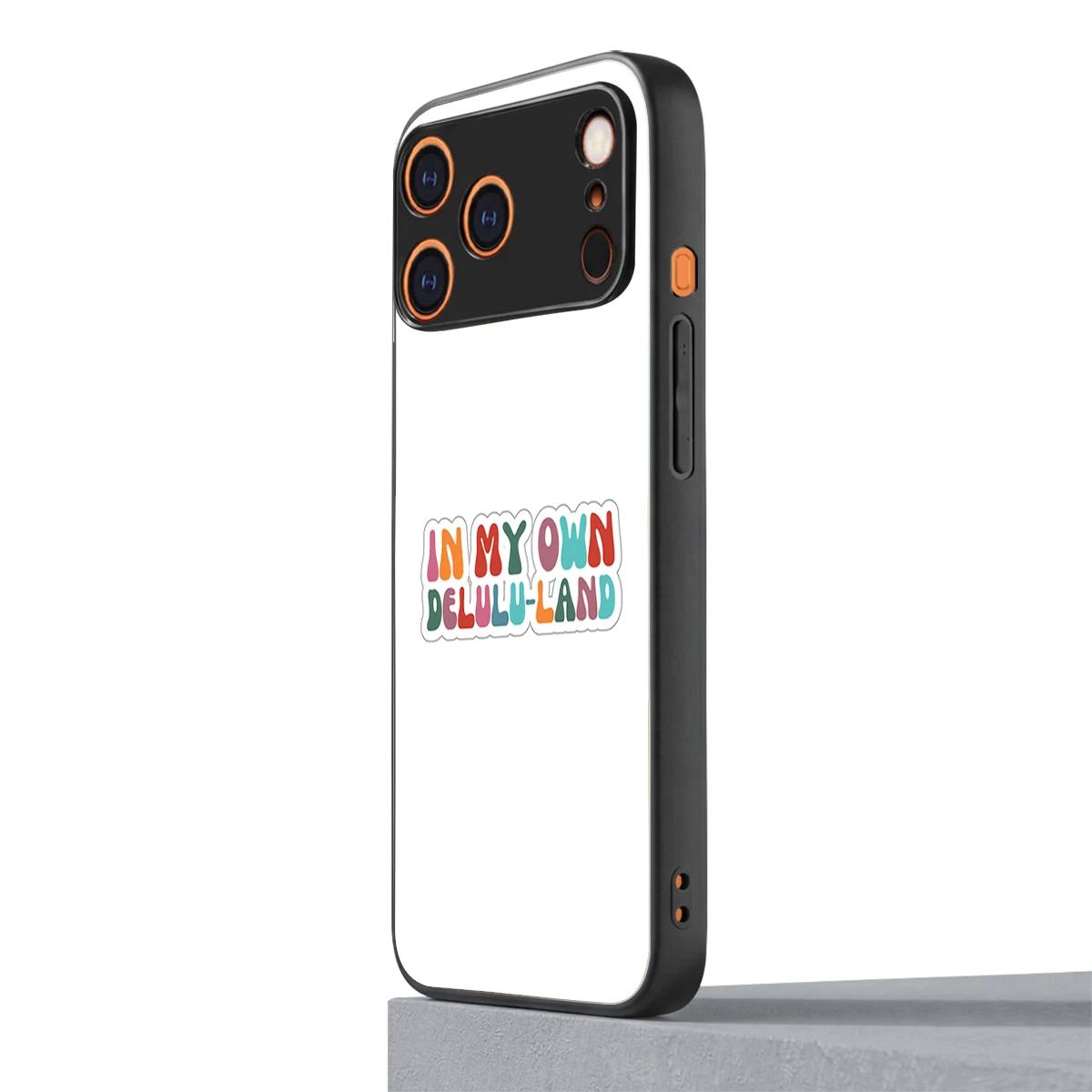Delulu Land iphone 17 pro max mobile cover | shockproof glass phone case