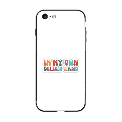 Delulu Land back phone cover | glass case for iphone 6
