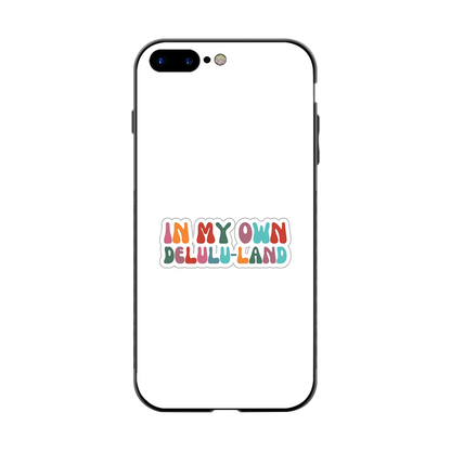 Delulu Land back phone cover | glass case for iphone 7 plus