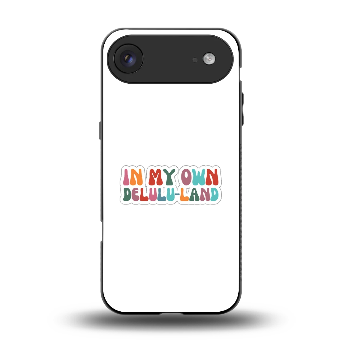 Delulu Land back phone cover | glass case for iphone air