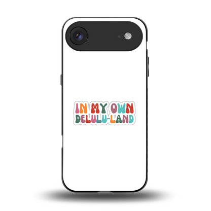 Delulu Land back phone cover | glass case for iphone air