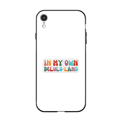 Delulu Land back phone cover | glass case for iphone xr