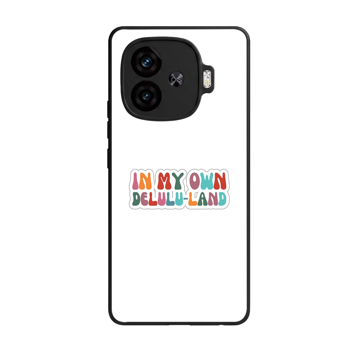 Delulu Land back phone cover | glass case for iqoo neo 10r 5g