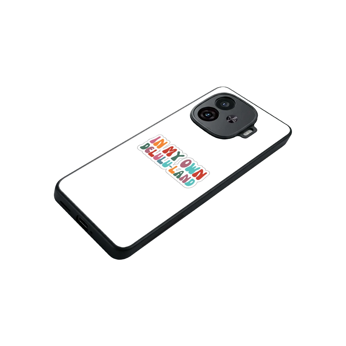 Delulu Land stylish phone case for iqoo neo 10r 5g | glossy glass and slim fit