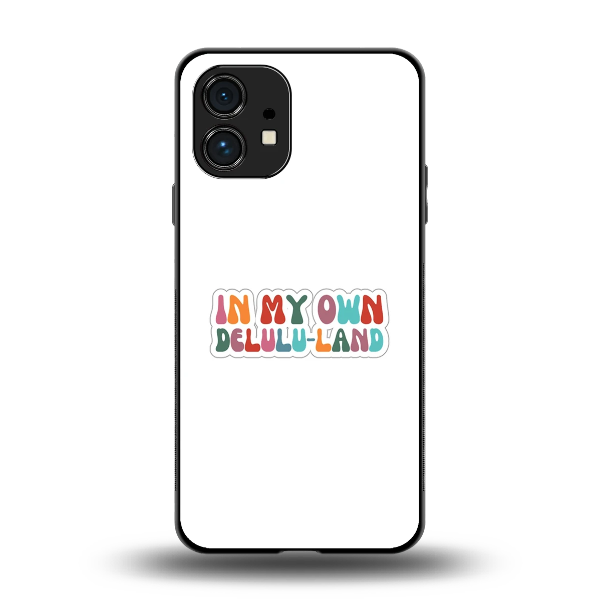 Delulu Land back phone cover | glass case for nothing phone 1