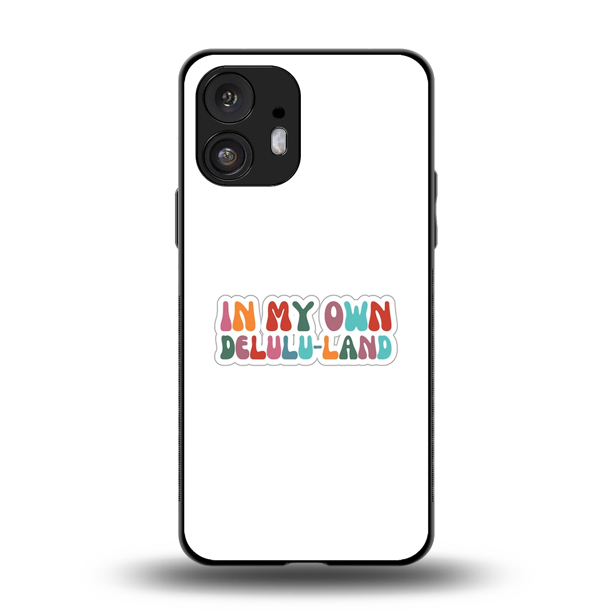 Delulu Land back phone cover | glass case for nothing phone 2