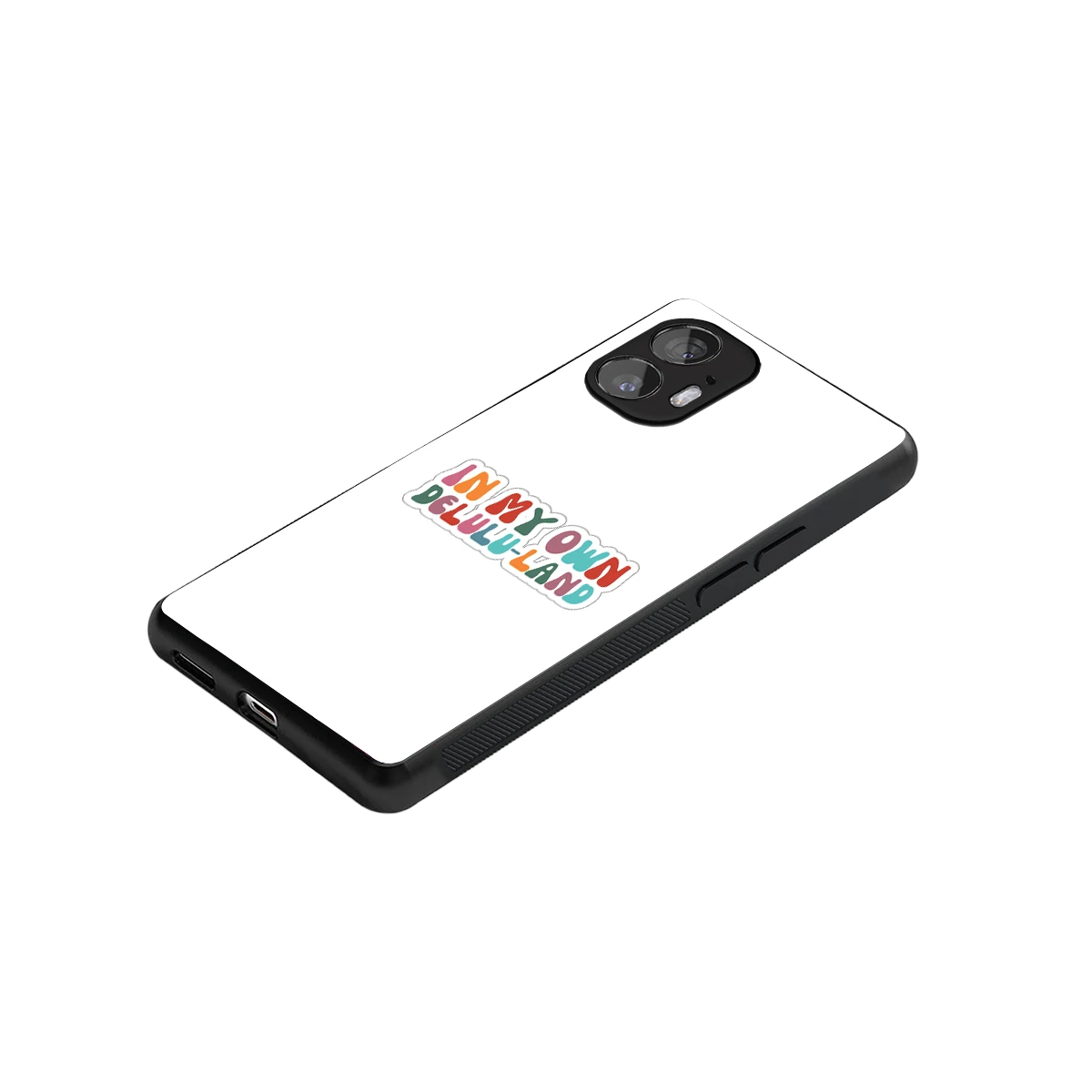 Delulu Land stylish phone case for nothing phone 2 | glossy glass and slim fit