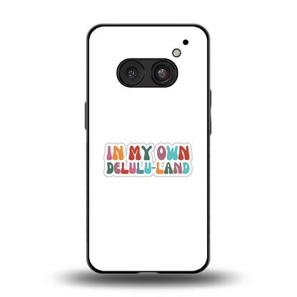 Delulu Land back phone cover | glass case for nothing phone 2a