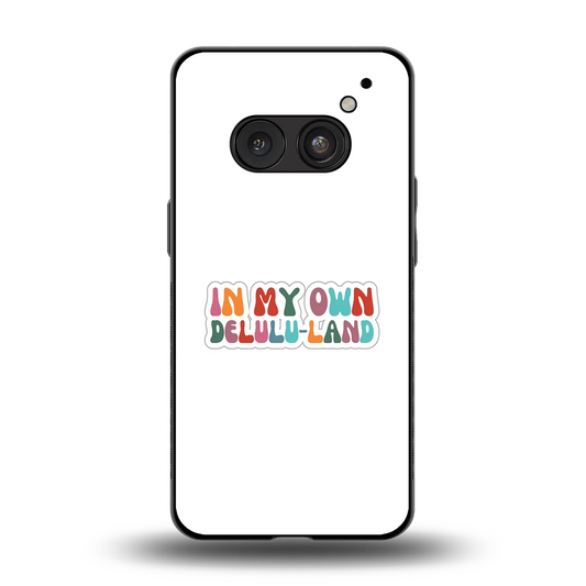 Delulu Land back phone cover | glass case for nothing phone 2a