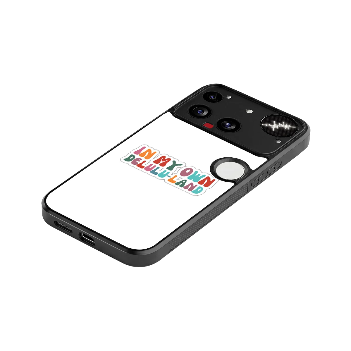 Delulu Land stylish phone case for nothing phone 3 | glossy glass and slim fit