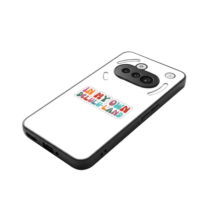Delulu Land stylish phone case for nothing phone 3a | glossy glass and slim fit