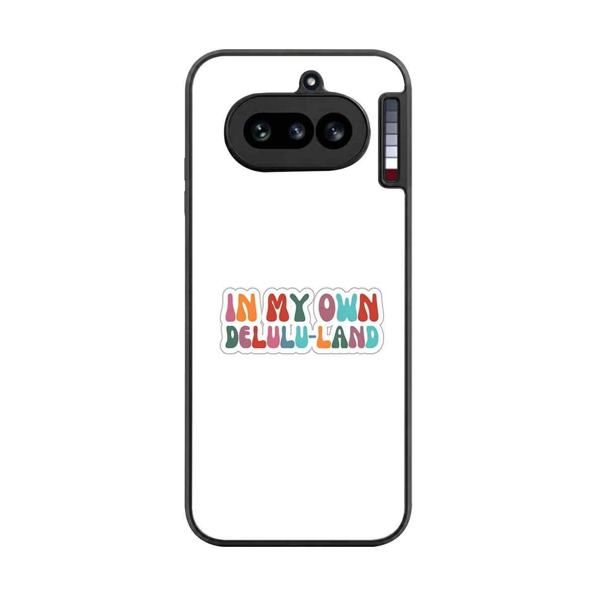 Delulu Land back phone cover | glass case for nothing phone 4a