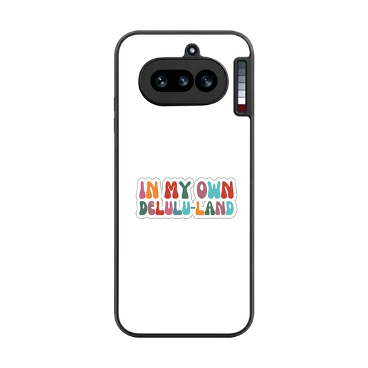 Delulu Land back phone cover | glass case for nothing phone 4a