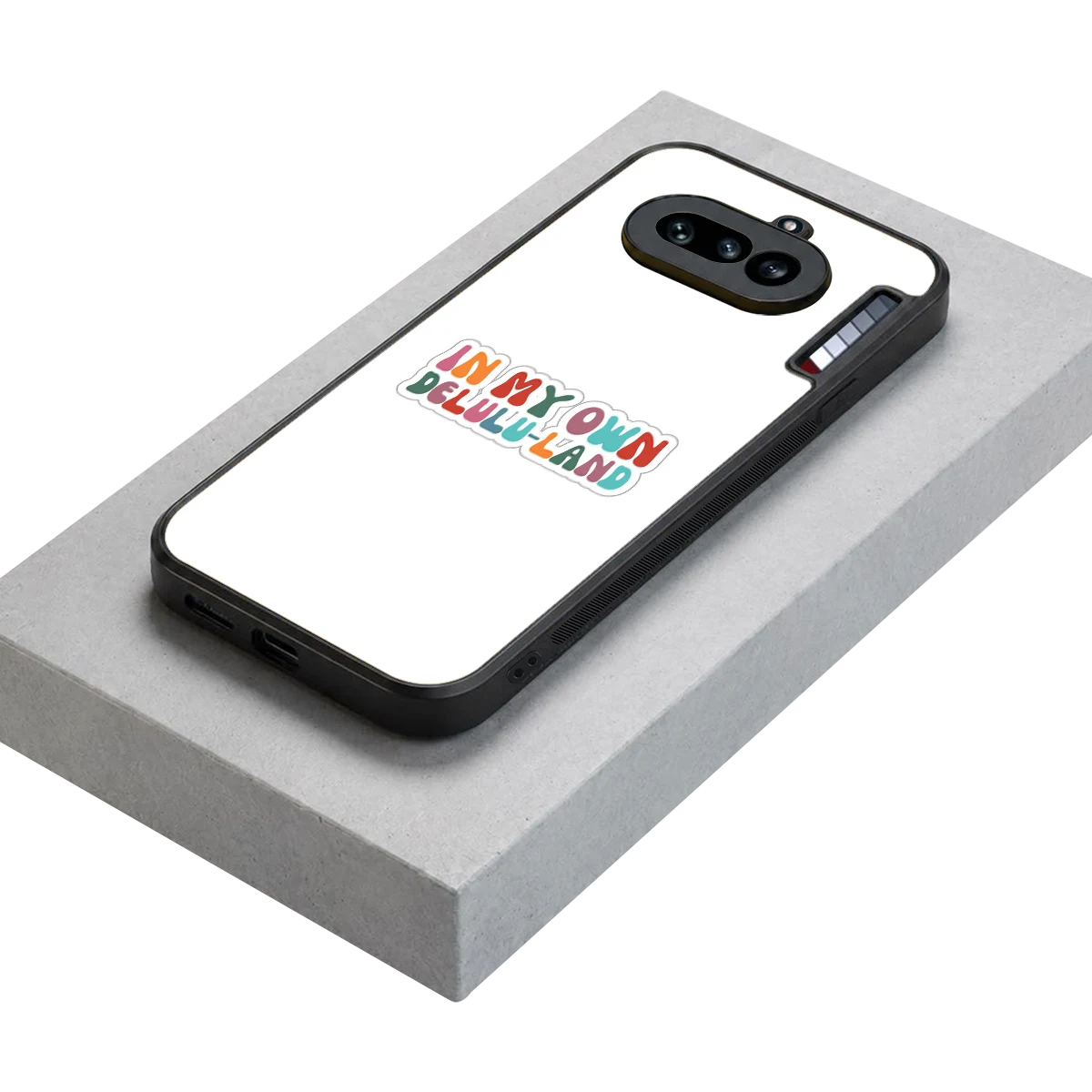 Delulu Land stylish phone case for nothing phone 4a | glossy glass and slim fit