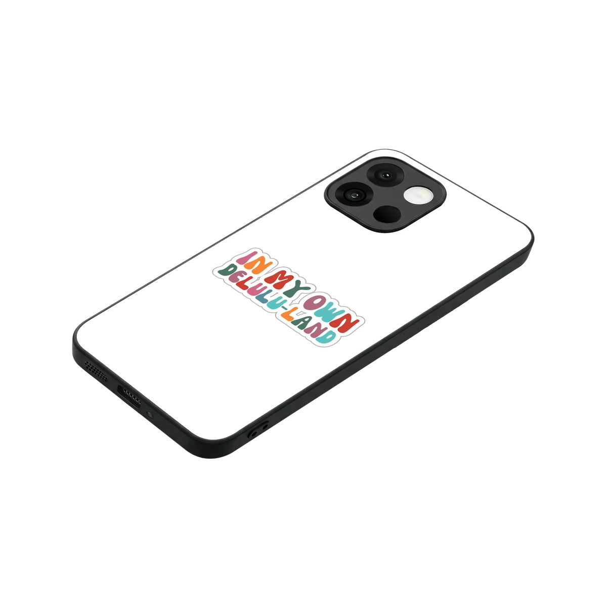Delulu Land stylish phone case for oneplus 13s | glossy glass and slim fit