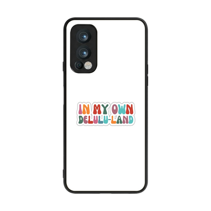 Delulu Land back phone cover | glass case for oneplus nord 2