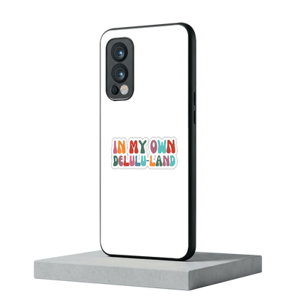 Delulu Land oneplus nord 2 mobile cover | shockproof glass phone case