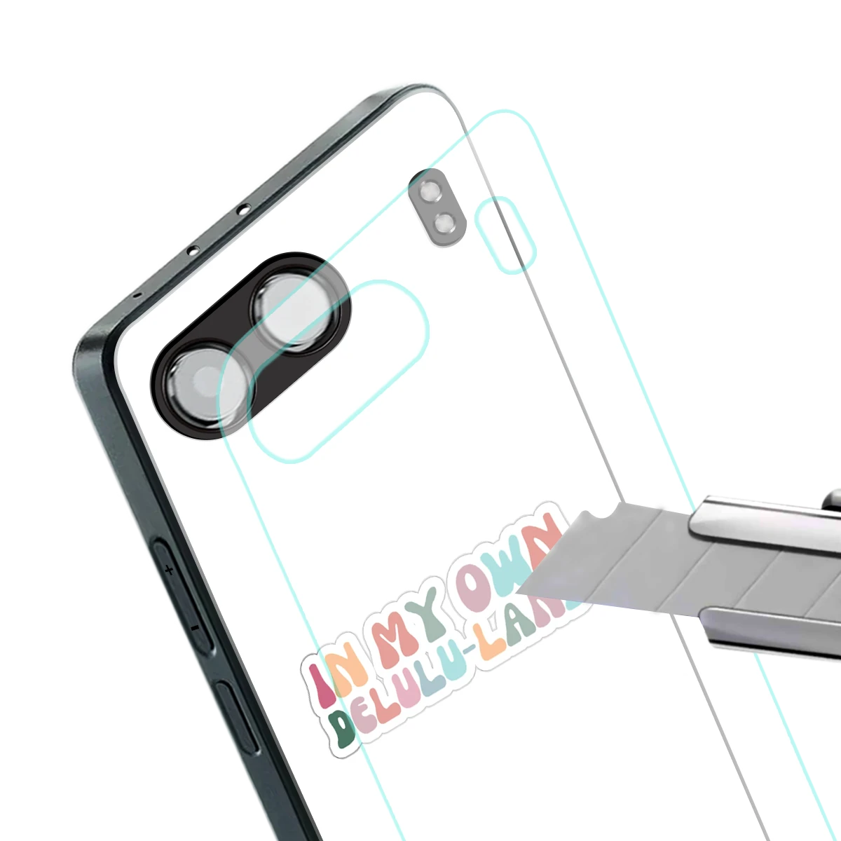 Delulu Land stylish phone case for oneplus nord 4 | glossy glass and slim fit