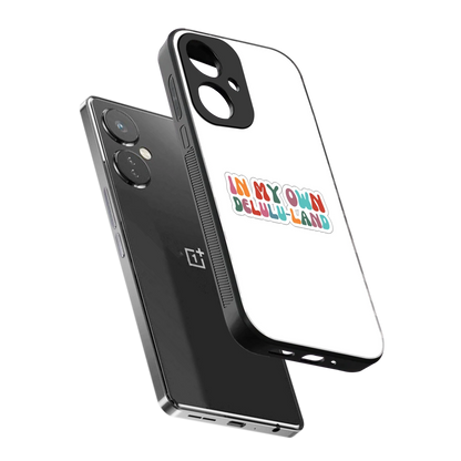 Delulu Land sleek oneplus nord ce 3 cover with tempered glass back and TPU edges