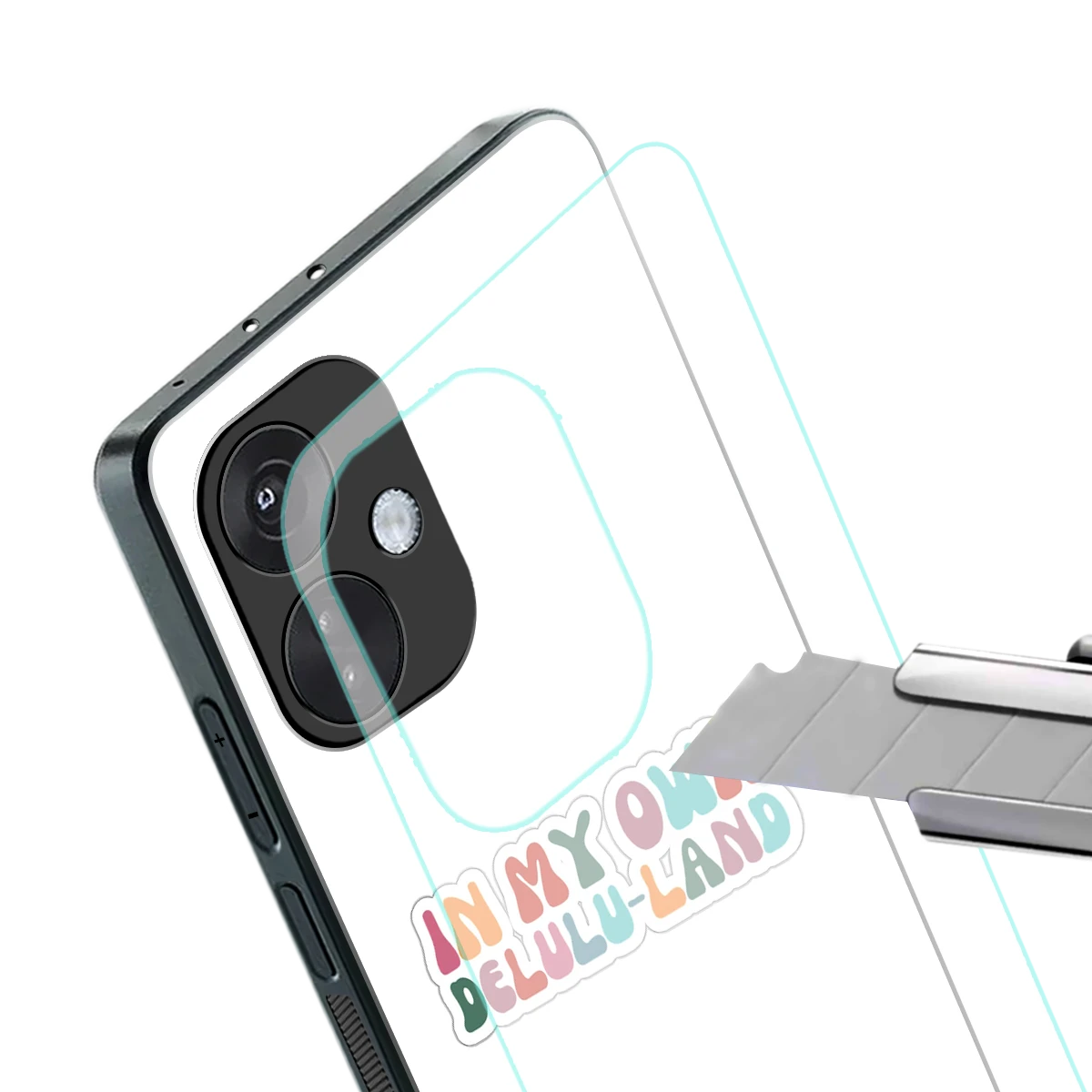 Delulu Land stylish phone case for oneplus nord ce 3 | glossy glass and slim fit