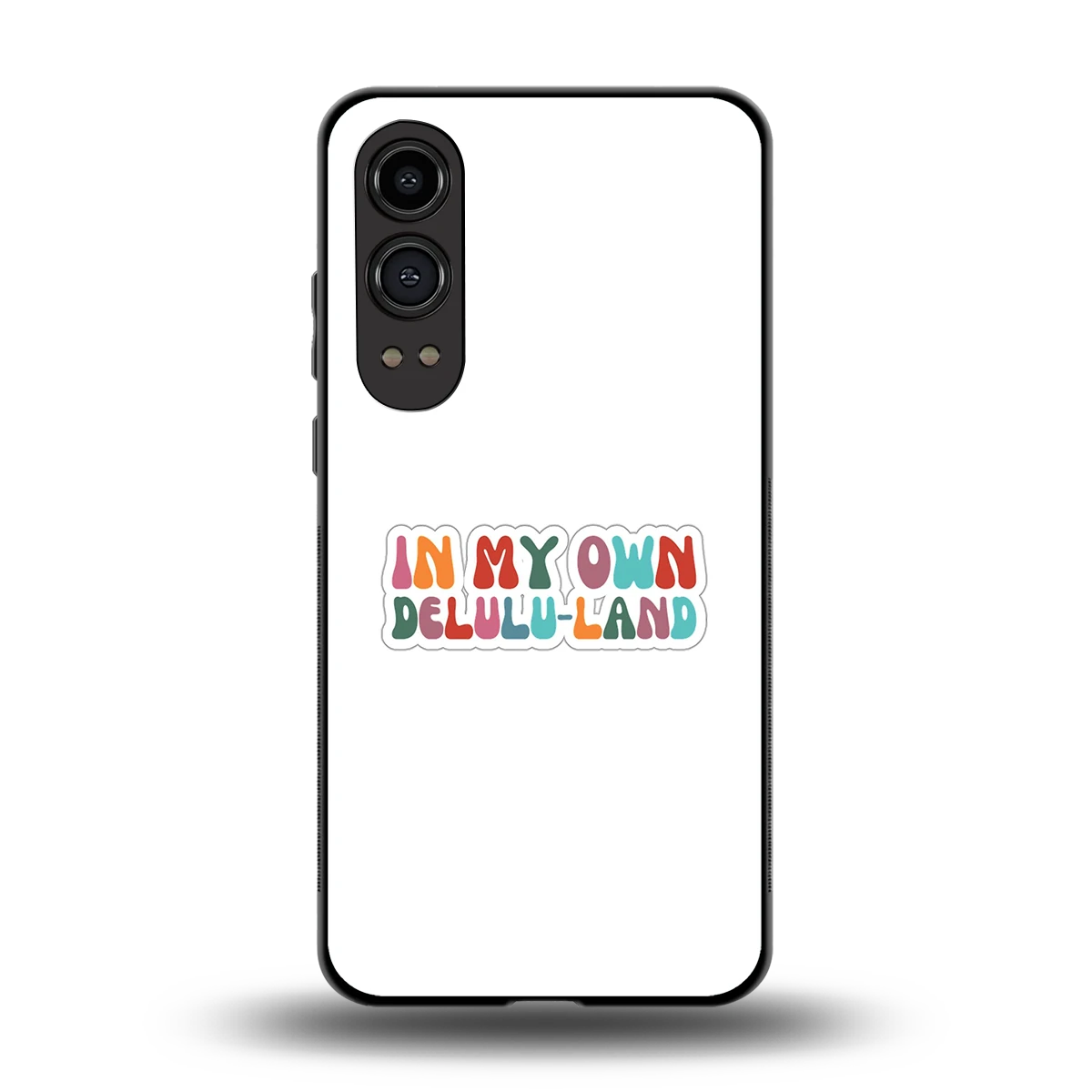 Delulu Land back phone cover | glass case for oneplus nord ce 4 lite