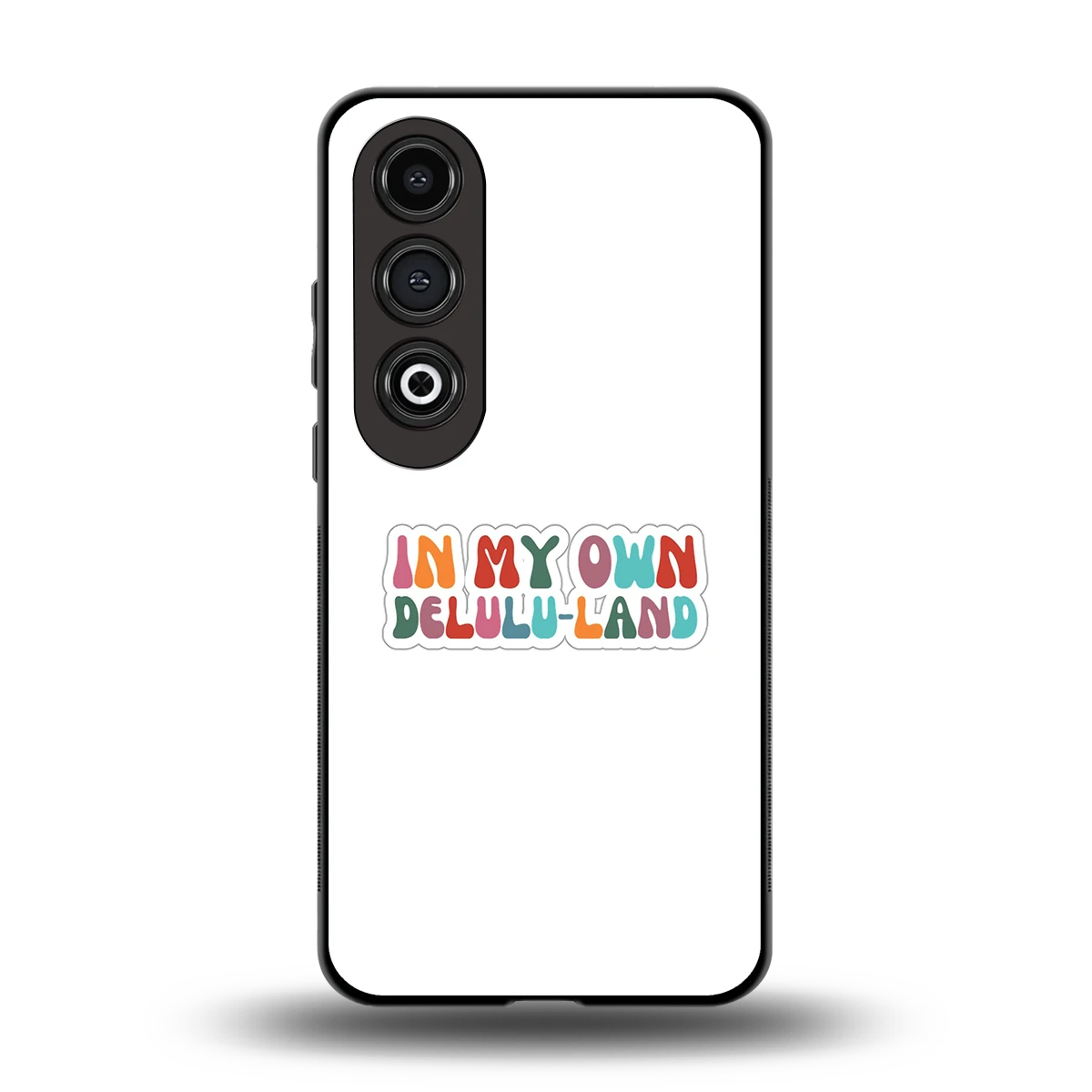 Delulu Land back phone cover | glass case for oneplus nord ce 4