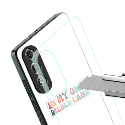 Delulu Land stylish phone case for oneplus nord ce 4 | glossy glass and slim fit