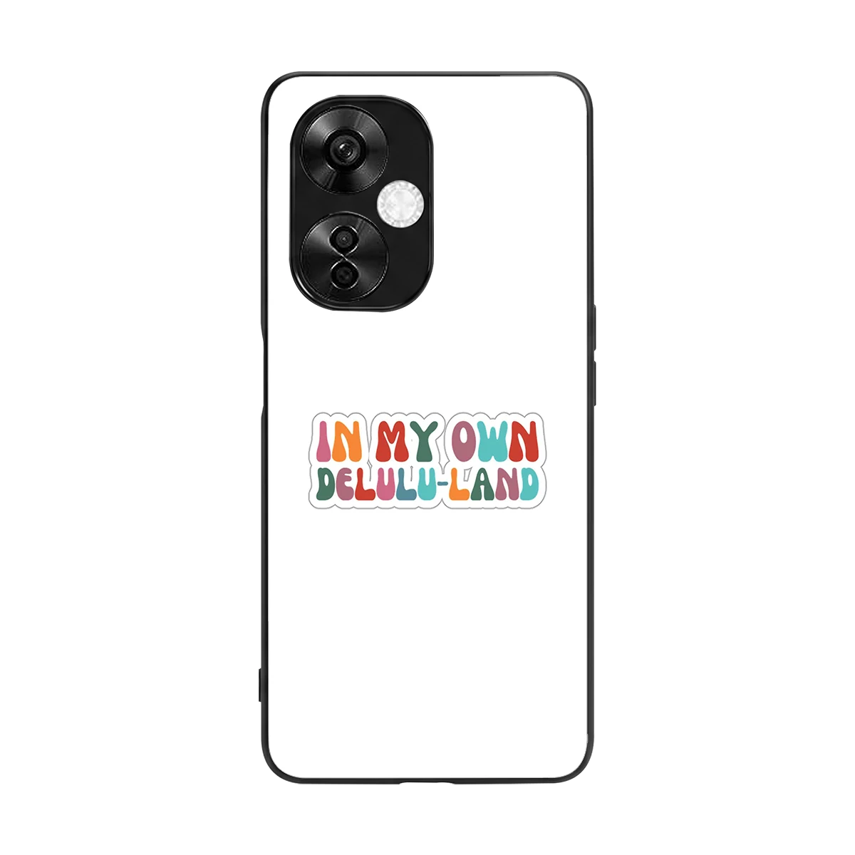 Delulu Land back phone cover | glass case for oneplus nord ce 3 lite